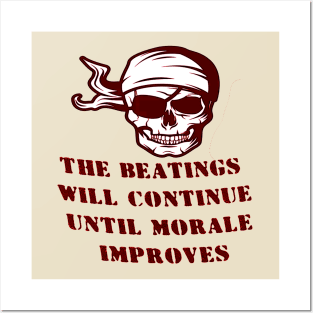 the beatings will continue Posters and Art